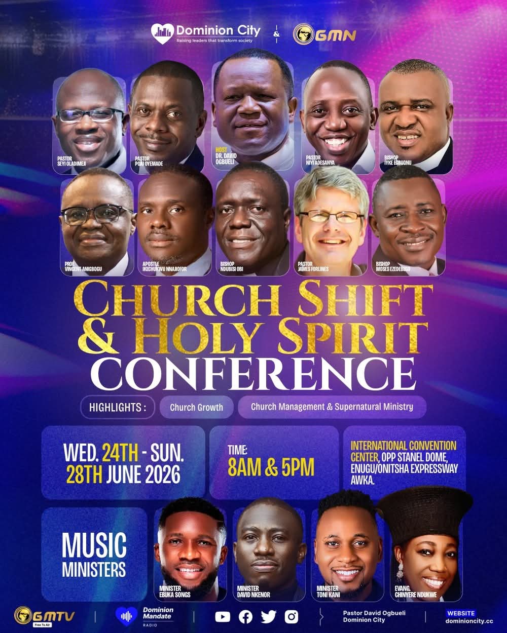CHURCH SHIFT & HOLY SPIRIT CONFERENCE