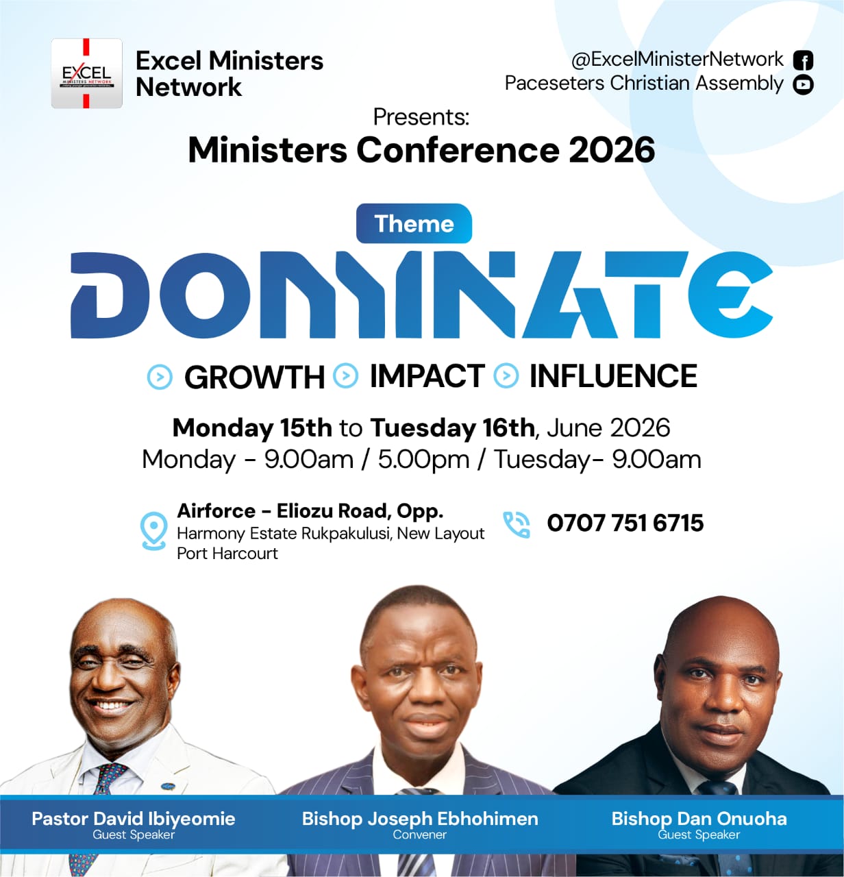 Excel Ministers' Conference (DOMINATE)